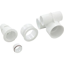 Waterway Plastics 806105018717 1.5 Inch x 2 Inch Tee Body Poly Gunite Jet Assembly