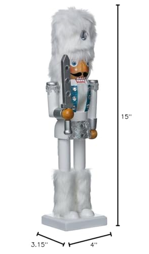 Kurt S. Adler Kurt Adler Russian, 15-Inch, White Nutcracker