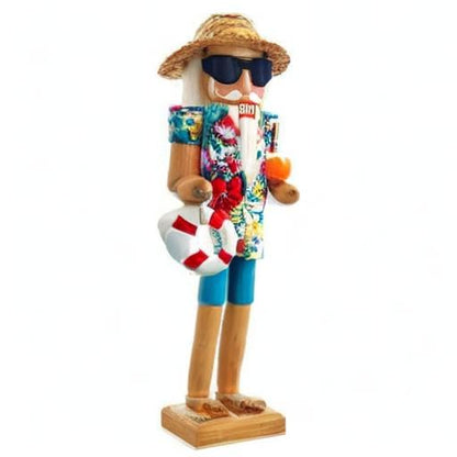 Kurt Adler 15-Inch Beach Santa Nutcracker