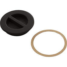Custom Molded Products 1.5In Npt Flat Plug, Black