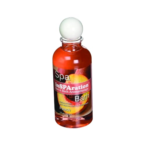inSPAration Spa and Bath Aromatherapy 121X Spa Liquid, 9-Ounce, Peach