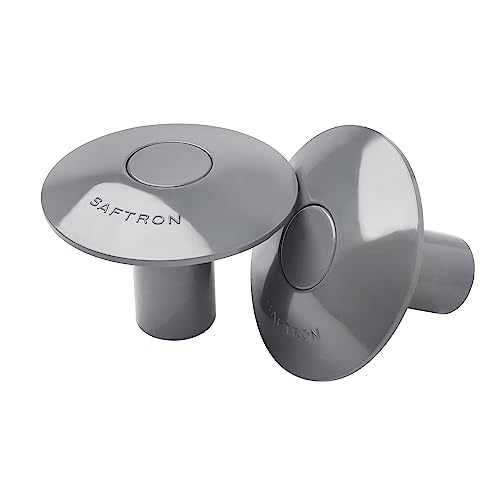 SAFTRON Covers for Pool Anchor Sockets (Set of 2 Units). (Gray)