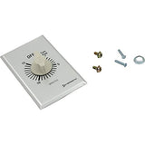 Intermatic FF15MC 15-Minute Spring Loaded Wall Timer SPST No Hold - Enhance Energy Efficiency with Universal Compatibility - Automatic Timer for Effortless Control, Brushed Metal Finish