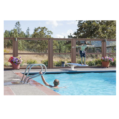 S.R. Smith 66-209-578S2B Diving Board, 8-Foot, Radiant White with Blue TrueTread