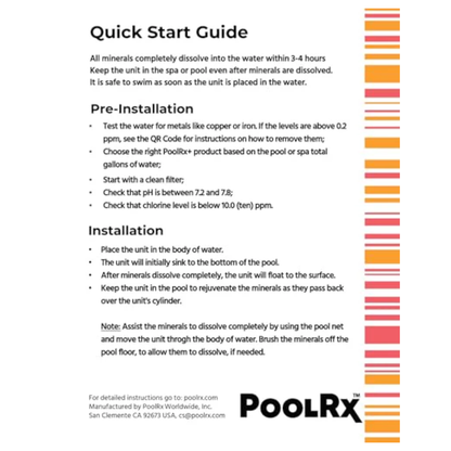 PoolRx | Red & White Unit | 2.5k-5k Gallons