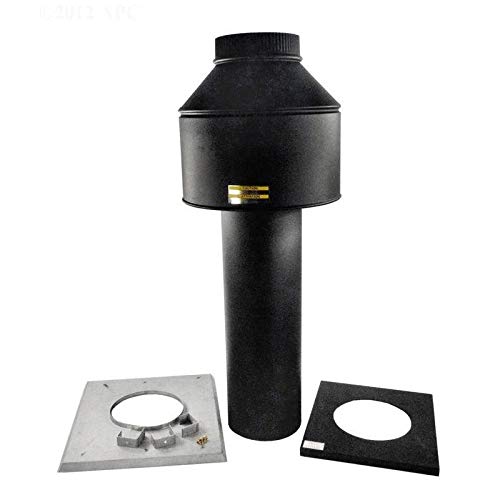 Raypak 266A/267A D-13 Residential Pool Heater High Wind Indoor Stack Top 7", 20 lbs | 009835