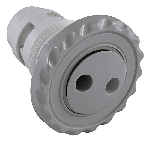 Custom Molded Products CMP 25591-231-000 Pulsator Scalloped Adjustable 3.5" Gunite Jet, Gray, Non-Tex