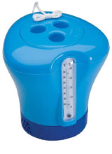 Ocean Blue 160015 Chlorinator/Thermometer Chemical Dispenser Combo for Swimming Pools