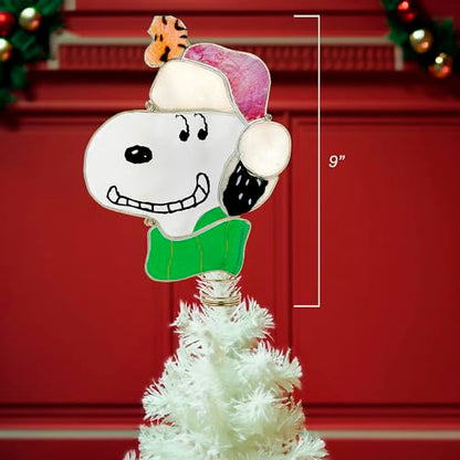 Kurt Adler Snoopy Lighted Treetop, 9-Inch