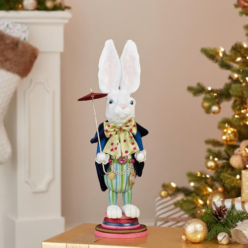 Kurt S. Adler 18" Hollywood White Rabbit Nutcracker