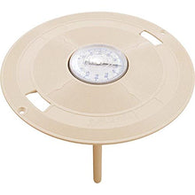 Pentair 9-7/8" Skimmer Lid with Thermometer for SwimQuip, Swimrite, Jacuzzi (New Style), Hayward, Almond | L1B