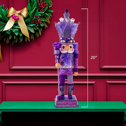 16-Inch Hollywood Purple King Nutcracker