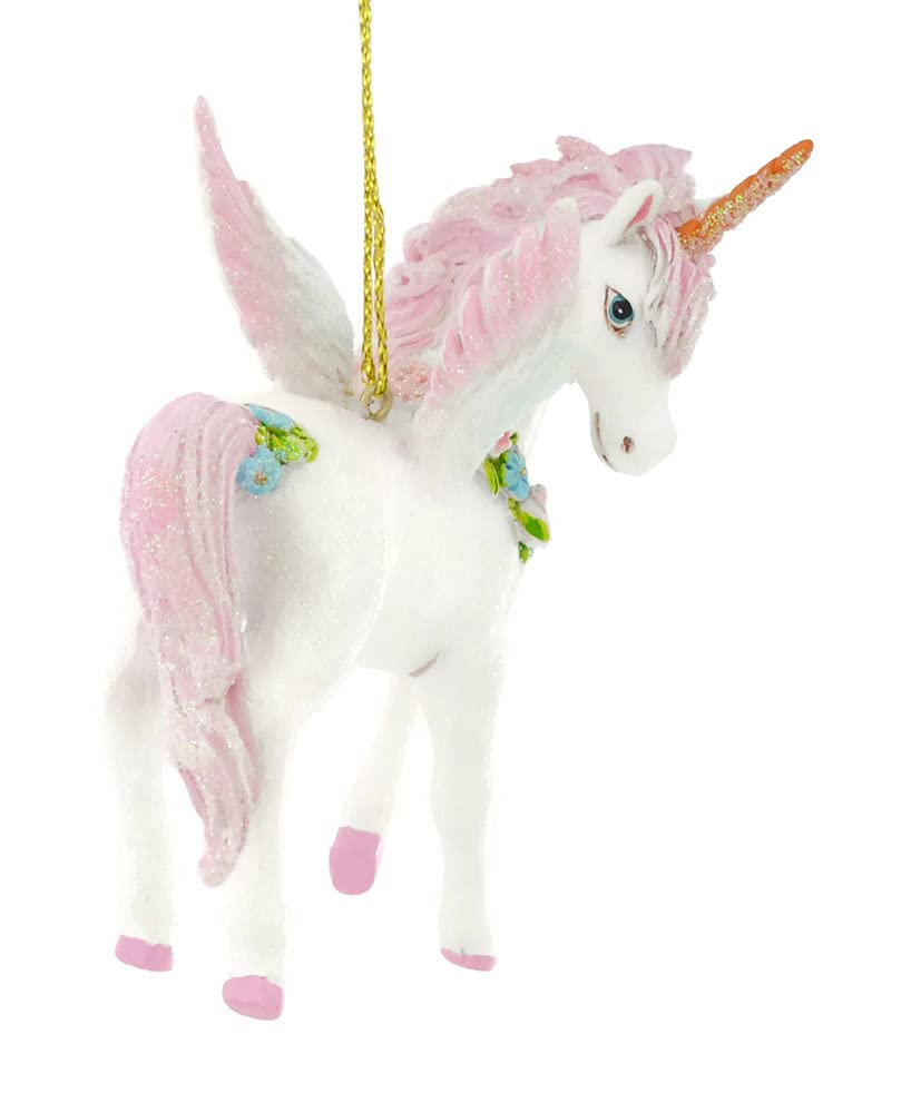 Kurt Adler 3.5" RESIN UNICORN ORNAMENT