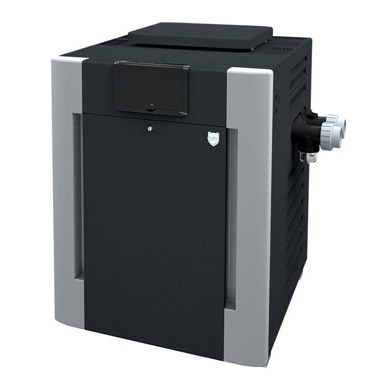 Raypak B-R206A-EN-X #50 Digital ASME Natural Gas Heater | 199.5K BTU | Cupro-Nickel Exchanger, 206 lbs, 2” Bronze Headers, ProTek Shield Module | 017399