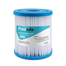 Poolzilla Replacement Spa Filter for Bestway Type I, 300/330 gal/h (220-240V) Filter Pumps Systems, Summer Waves P53RX0330000 and P53FX0330000