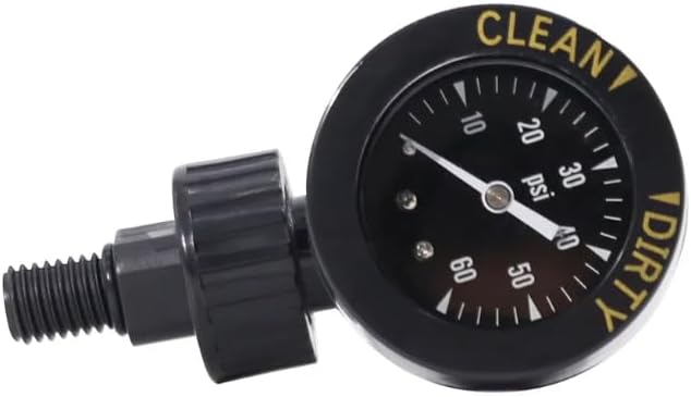 Poolzilla Air Gauge Release Valve Assembly, 0-60 PSI Air Release Compatible with R0357200, and Zodiac Jandy Pool and Spa Filters DEV/DEL Series, CL/CV Series, and JS Series Filters