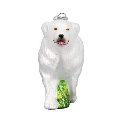 Old World Christmas Black Doodle Dog Glass Blown Ornament for Christmas Tree, Handcrafted Holiday Decoration, Pets Collection