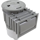 Waterway Renegade Gunite Skimmer, 2 Port, Round Lid, 2" Socket (2 1/2" Spigot), Gray |540-6417