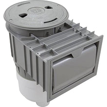 Waterway Renegade Gunite Skimmer, 2 Port, Round Lid, 2" Socket (2 1/2" Spigot), Gray |540-6417