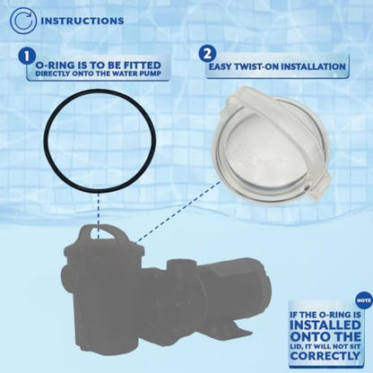 Poolzilla Pool Pump Lid, Compatible with: SPX1500D2A, Hayward Power-Flo