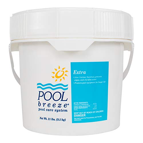 Pool Breeze Extra all-in-one Chlorine Tablets 21 lb Pail (1 Pail)