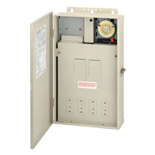 Intermatic T40004R Load Center with T104M Mechanism - Versatile Electrical Control Solution - Eight Breaker Spaces for Custom Installations