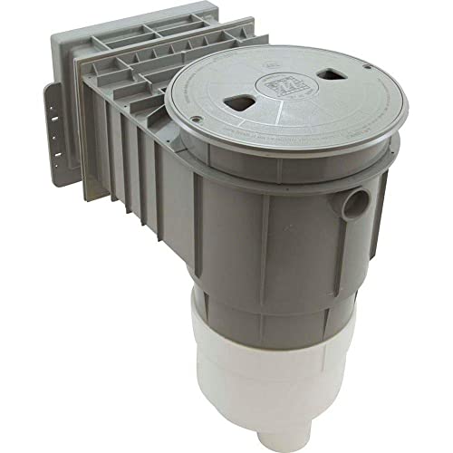 Waterway Renegade Standard 1-Piece Fiberglass Only Skimmer, 2" Socket, Round Lid, Gray | 540-8627