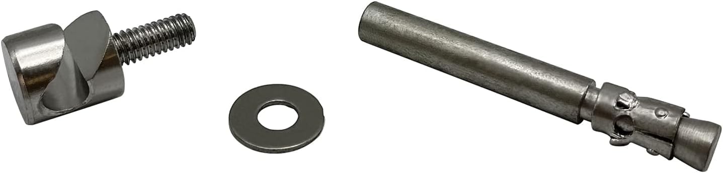 Poolzilla Stainless Steel 3" Wall Anchor for Pool Safety Covers
