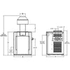 Raypak Propane 240,000 BTU Pool Heater Digital Cupro-Nickel Model 014951