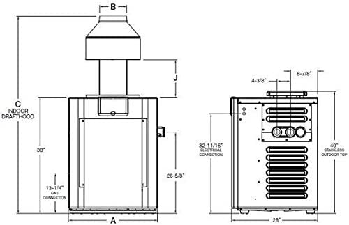 Raypak Propane 300,000 BTUDigital Cupro-Nickel Pool Heater - 014953