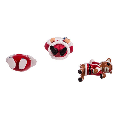 Rudolph The Red-Nosed Reindeer? Blow Mold Ornament 3-Piece Set