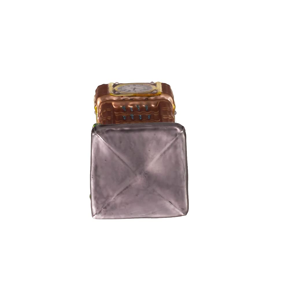 Kurt Adler 5-1/2-Inch Noble Gems Glass Big Ben Ornament for Christmas