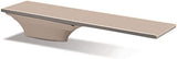 S.R. Smith 68-210-73610 Flyte-Deck II Stand with 6-Foot Fibre Dive Diving Board, Taupe