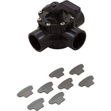 Waterway Tru Seal Valve 3-Way 2in. SL - 2-1-2in. SPG 600-7100-CPVC