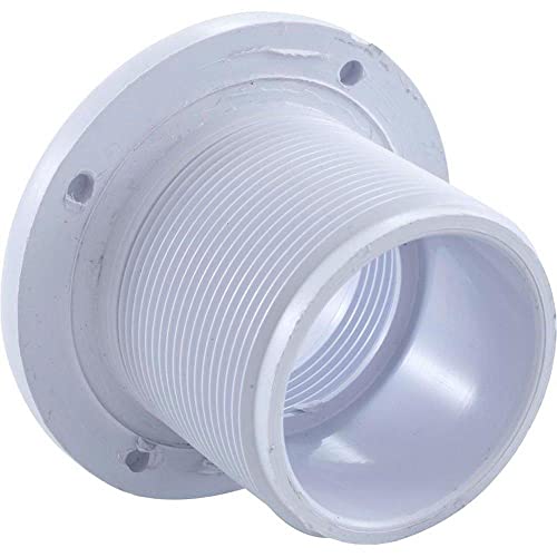 Pentair Return Fittings, Long Body, 1-1/2" Threaded x 1-1/2" Socket, White, Gunite | 542402