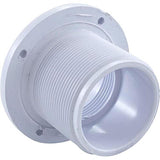 Pentair Return Fittings, Long Body, 1-1/2" Threaded x 1-1/2" Socket, White, Gunite | 542402
