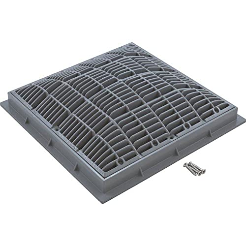 Waterway 12" x 12" Grate & Frame, Square, Gray | 640-4727 V