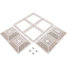 Waterway 18" x 18" Grate & Frame, Square, White | 640-4770 V