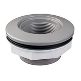 Custom 25550-001-000 1.5" FIP x1.5 Socket Vinly Inlet Fitting 25550001000 -Gray