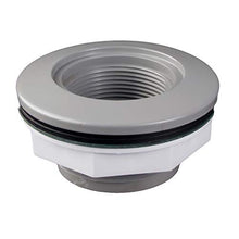 Custom 25550-001-000 1.5" FIP x1.5 Socket Vinly Inlet Fitting 25550001000 -Gray