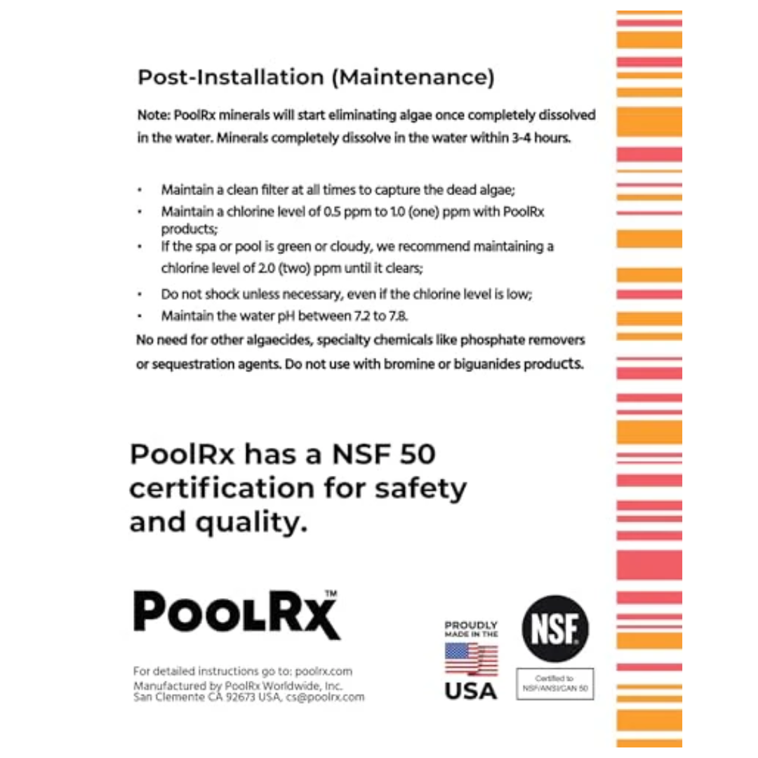 PoolRx | Red & White Unit | 2.5k-5k Gallons