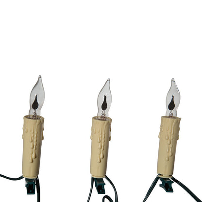 Kurt Adler 7-Light Flicker Flame Candle Light Set
