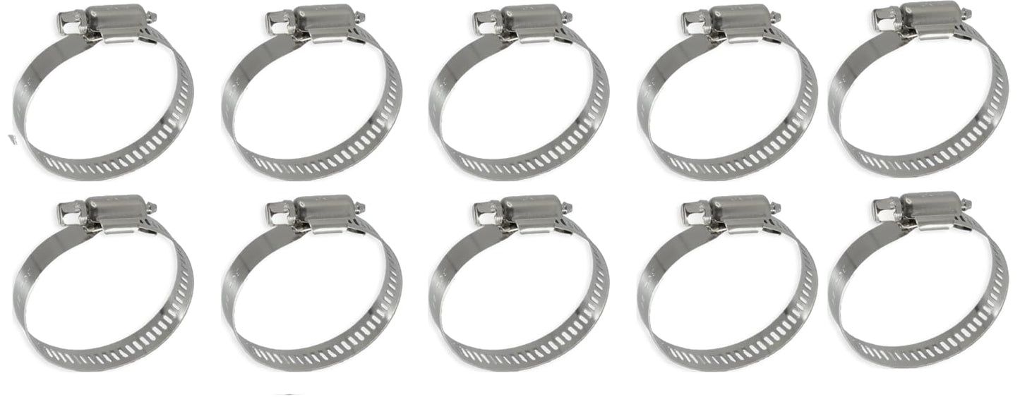 Poolzilla Stainless Steel Hose Clamp for 1 ¼'' to 2'' Pool Filter Connection Hoses