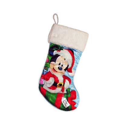 Disney© Santa Mickey Mouse Stocking With Plush Cuff for Christmas