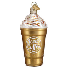 Old World Christmas Blended Coffee Glass Blown Ornament for Christmas Tree, Handcrafted Holiday Decoration, Coffee Collection