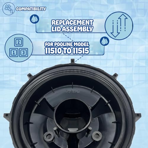 Poolzilla Lid Assembly Cartridge Filters - for Poolline Model 11510 to 11515