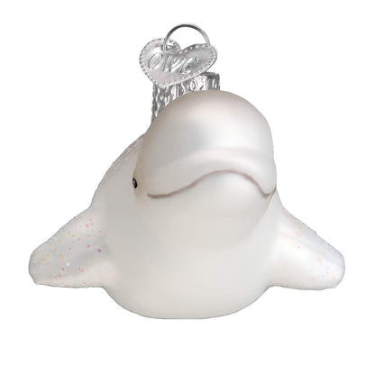 Old World Christmas Beluga Whale 5.5 x 2