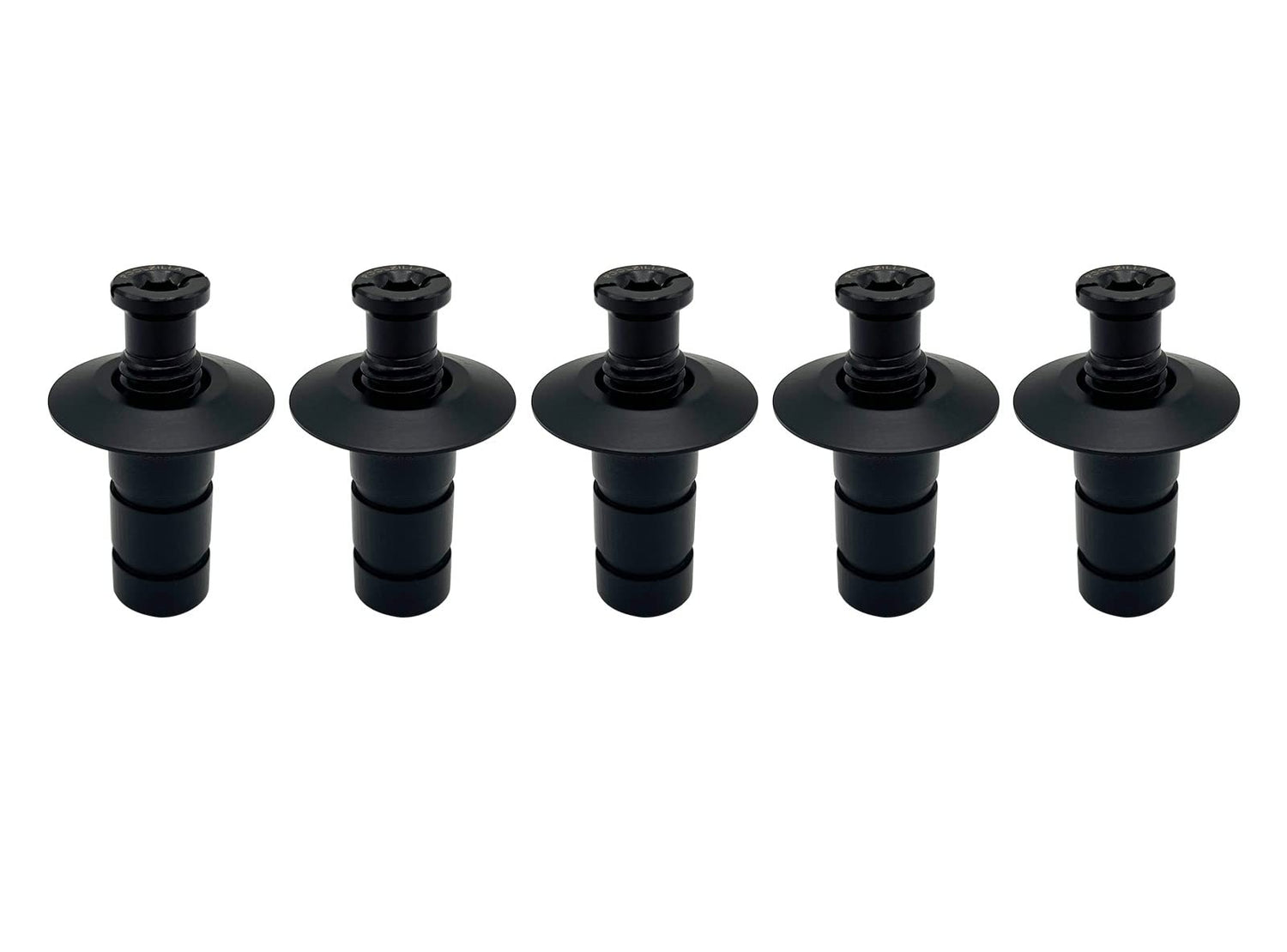 Poolzilla Matte Black Pool Safety Cover Anchors for Concrete and Pavers