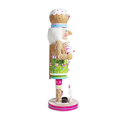Kurt S. Adler Kurt Adler 16-Inch Wooden Gingerbread Nutcracker, 16in, Multi
