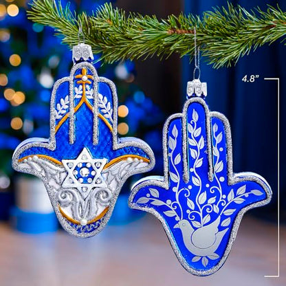 Kurt Adler NB1519 Ornament, Blue, Standard